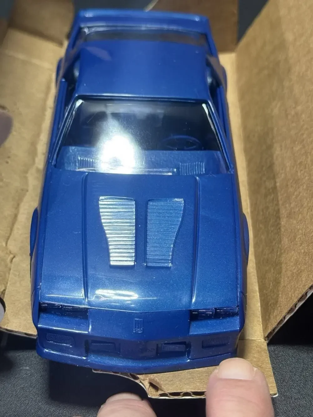 Vintage ERTL 1989 Chevy Camaro IROC-Z 1:25 Dealer Promo Blue 6062EO w Box